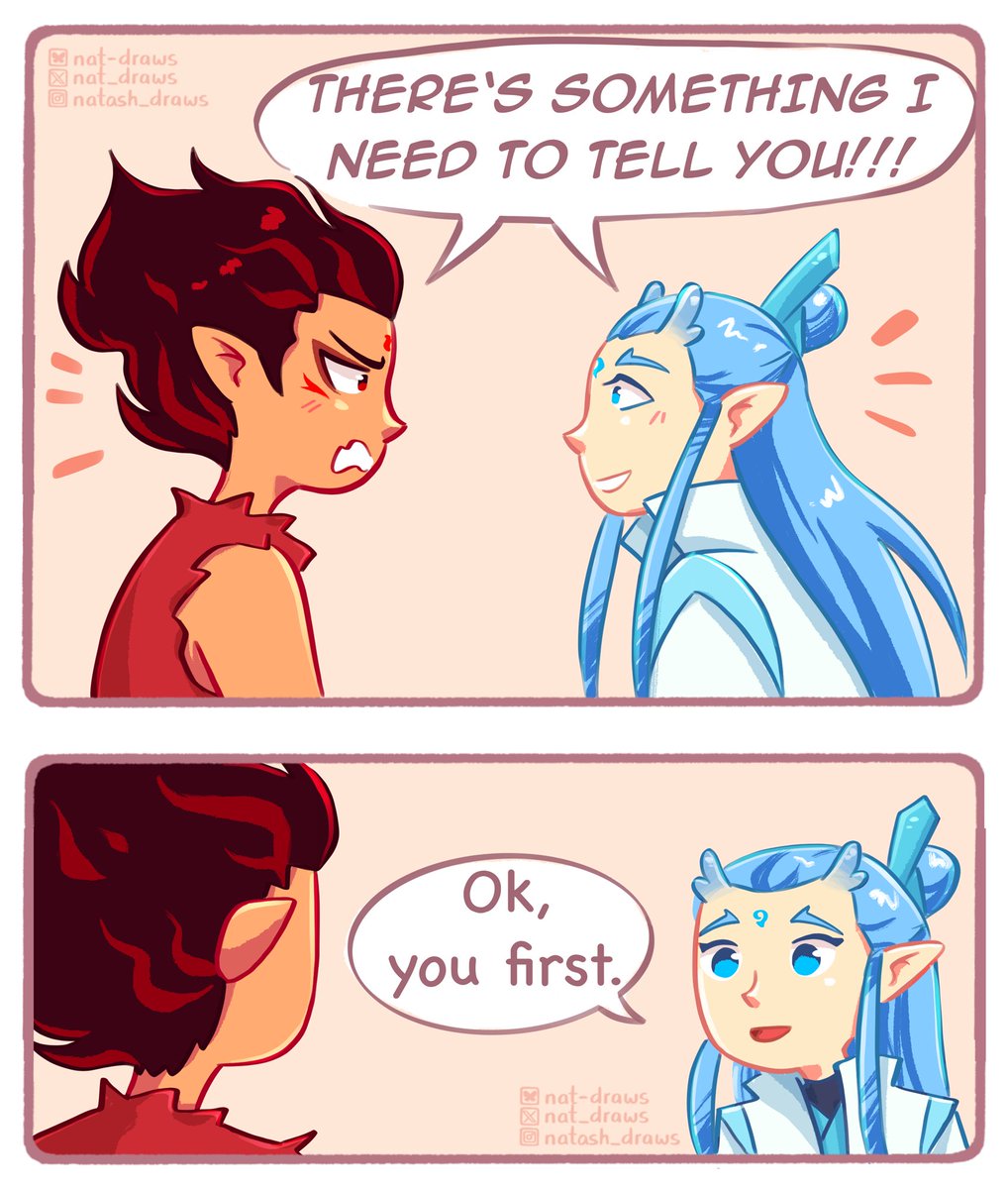 Nat_draws's tweet image. #oubingzhaweek25 - Day 6
Confessions ❤️🩵
#NeZha