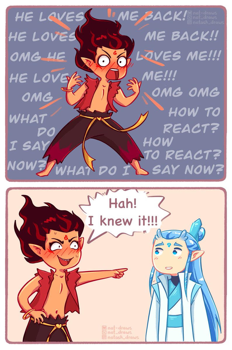 Nat_draws's tweet image. #oubingzhaweek25 - Day 6
Confessions ❤️🩵
#NeZha