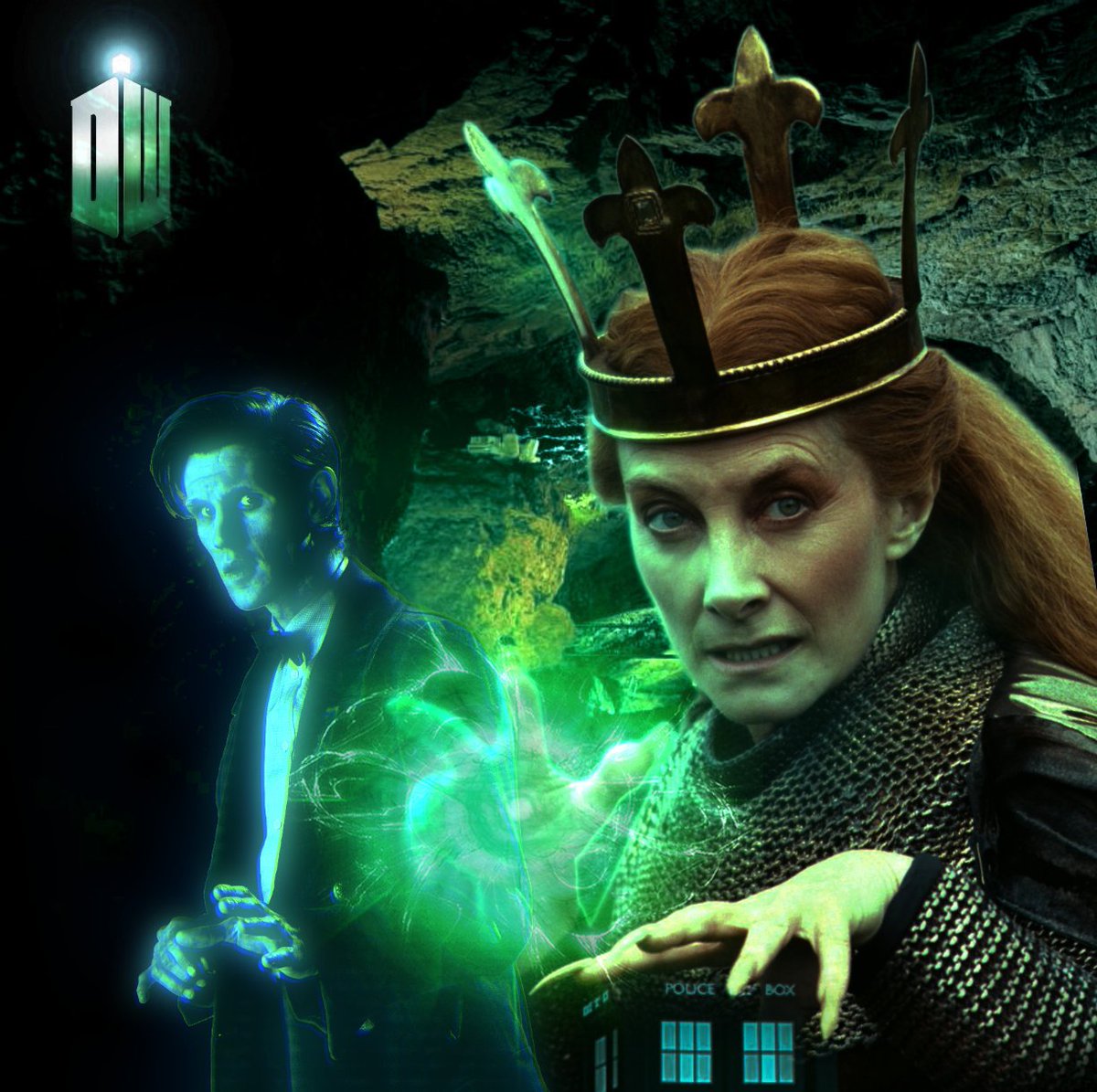 PurpleArchiveDW's tweet image. The Eleventh Doctor is haunted when he faces... Morgaine!
by @LifeOfSunday
#DoctorWho #NDCM