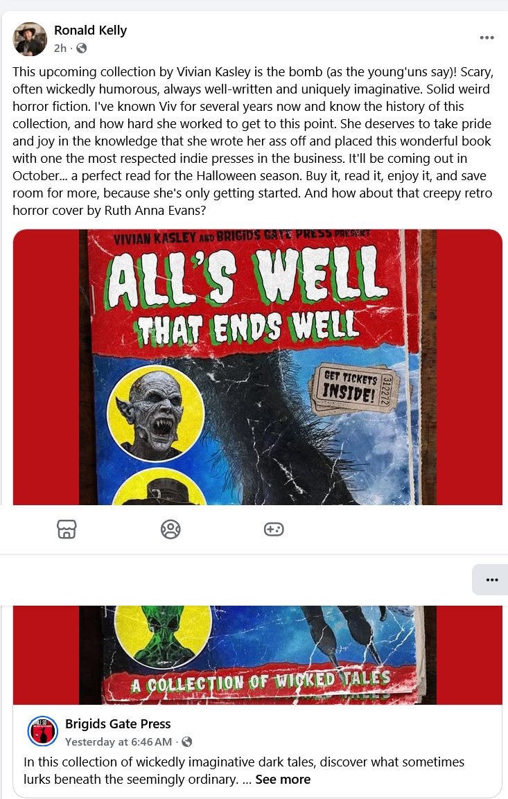 VKasley's tweet image. Whaaaaat?! Horror legends don&apos;t lie, y&apos;all!😍😭