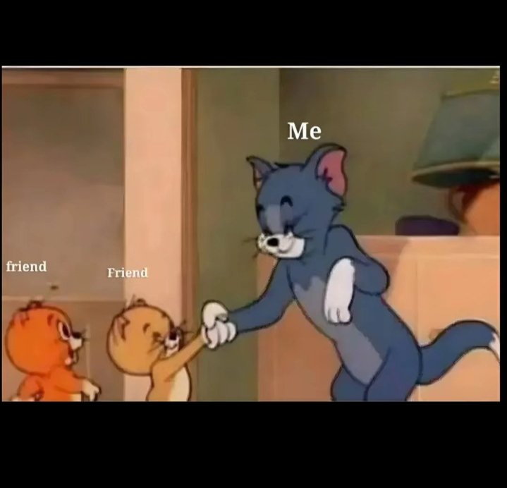 Me and my 2 regular followers who always like my posts😌😂