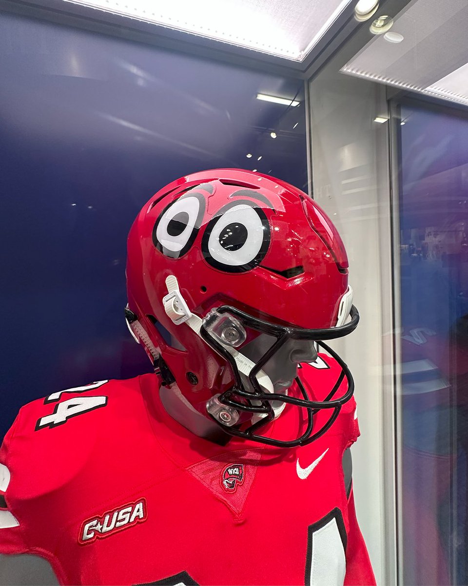 College Football Hall of Fame (@cfbhall) on Twitter photo Big Red just earned a spot on <a href="/ESPNMcGee/">Ryan McGee</a>'s list of the greatest college football mascots 👏
To mark the moment, we’re spotlighting WKU’s Big Red-themed alternate uniform — currently on display at the <a href="/cfbhall/">College Football Hall of Fame</a>.
<a href="/WKUFootball/">WKU Football</a> fans: Look out for it during your visit to The Hall! ➡️ Big Red just earned a spot on <a href="/ESPNMcGee/">Ryan McGee</a>'s list of the greatest college football mascots 👏
To mark the moment, we’re spotlighting WKU’s Big Red-themed alternate uniform — currently on display at the <a href="/cfbhall/">College Football Hall of Fame</a>.
<a href="/WKUFootball/">WKU Football</a> fans: Look out for it during your visit to The Hall! ➡️