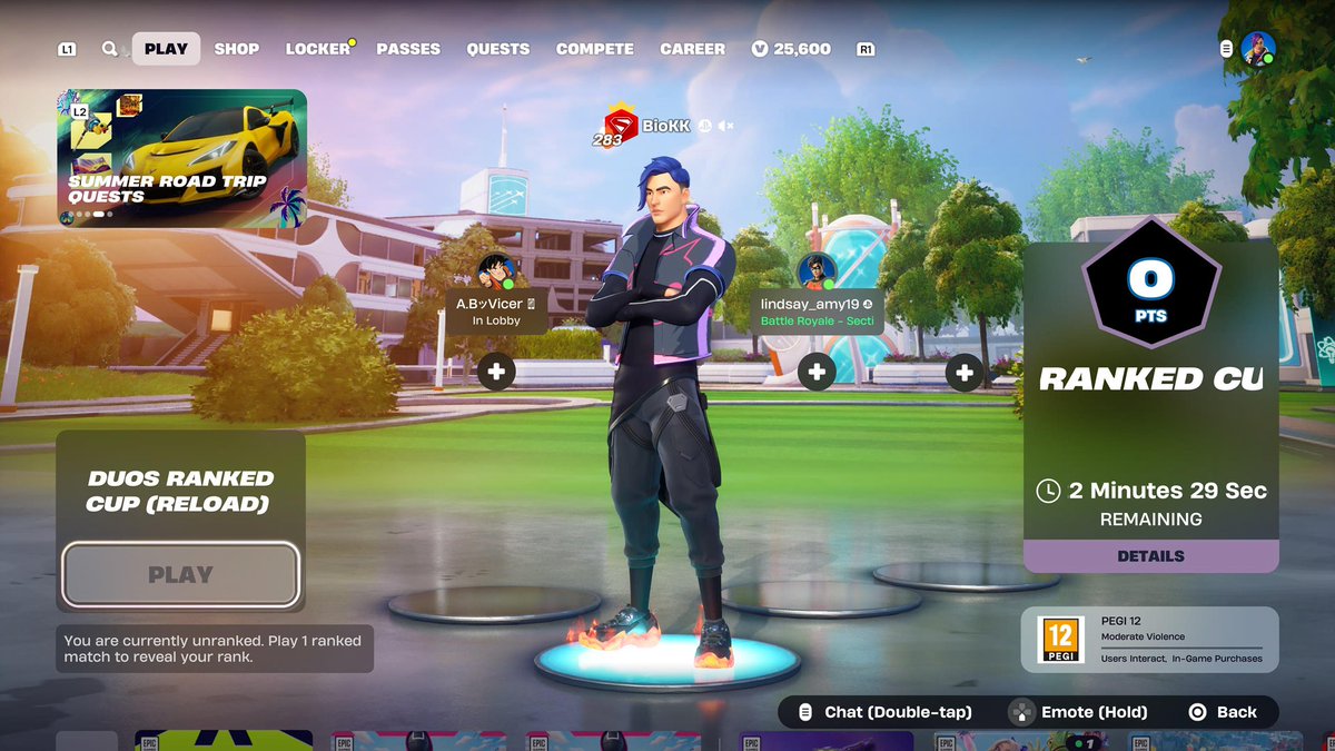 SuperKeithK's tweet image. Hey @FortniteStatus why have the Ranked Cups on when this error is happening? I can’t try for my ranked umbrella!!!