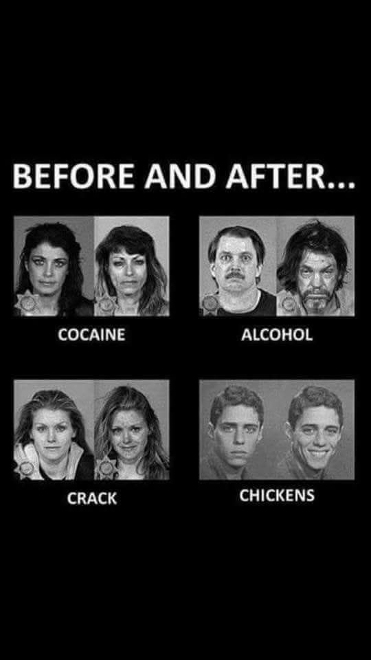 Beware of addiction.  It can change you. 

I make the list…. Chickens.
