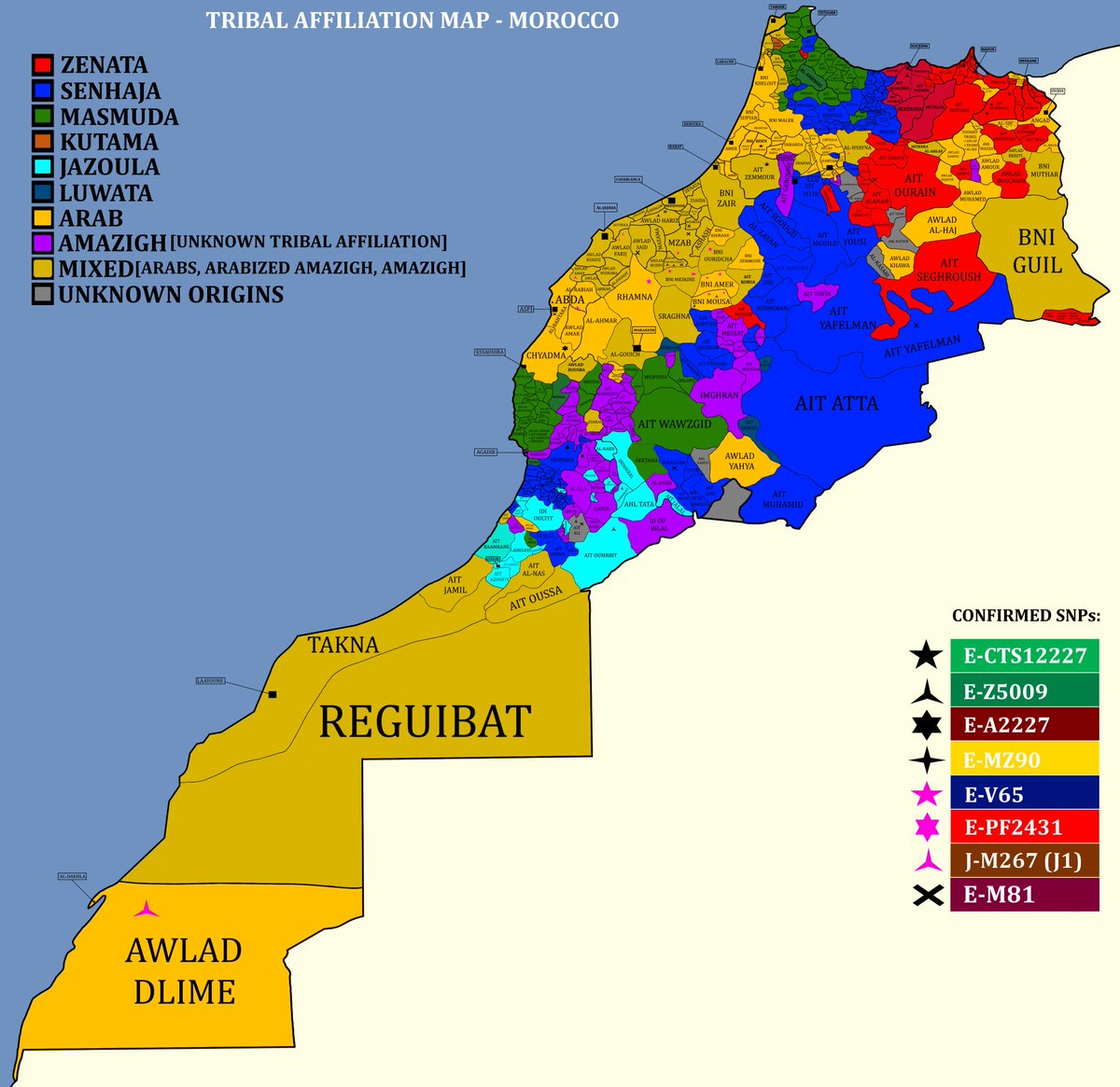 MoorishMovement's tweet image. 🗺️🇲🇦 | Carte tribale du Maroc.
Connaissez-vous la vôtre ?