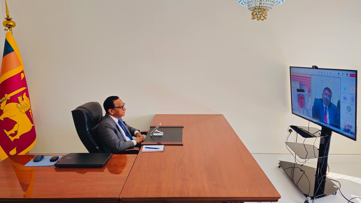 Sri Lanka Embassy in Riyadh facilities virtual meeting between the Ministry of Environment and the Middle East Green Initiative (MGI)