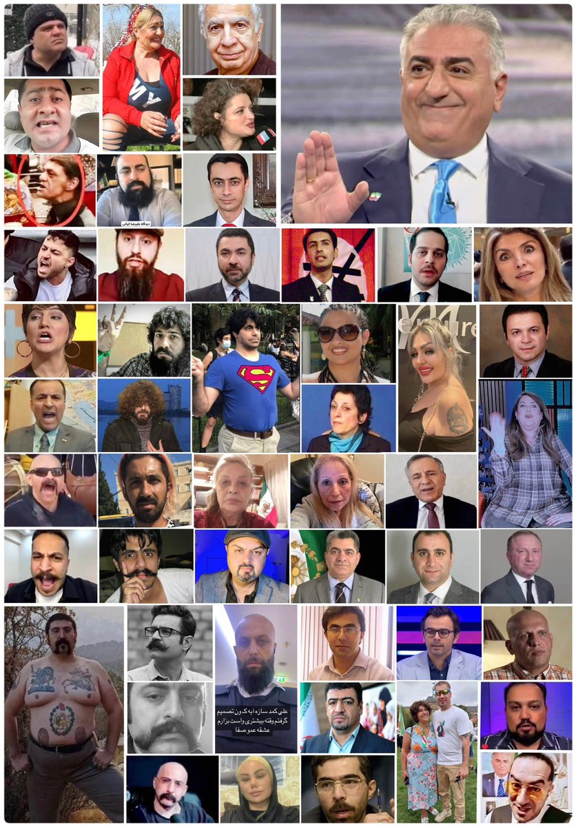 mirakh838's tweet image. ترکیب سلطنت طلبان
متجاوز: محمد تنگستانی/آرش همپای/بهنام اوحدی
کلاهبردار: رضا پهلوی/مهدی توحیدی/افسون نجفی/آرش همپای/فرزاد زرین
موادفروش: کامبیز کاراندیش
پرونده ساز: الهه بقراط/مهدی حاجتی/جلال چونهگیر(پسرعاقل نوح)
همسرآزاری: شاهین نجفی/شهرام ماکویی/بهزاد مهرانی/امین سوفیامهر
