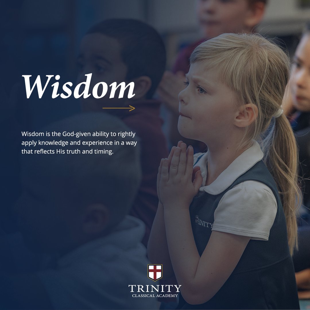 TrinityCCA's tweet image. 📖 In a world full of information, wisdom is knowing how and when to apply it. True wisdom begins with God and shapes how we live, learn, and lead. 

#EducationForLife #TrinityClassicalAcademy #DifferentByDesign