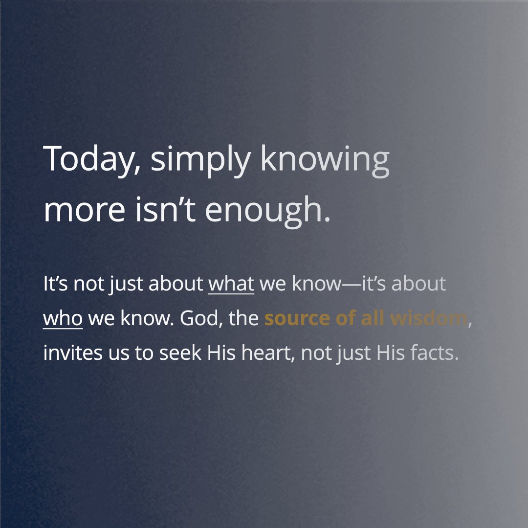 TrinityCCA's tweet image. 📖 In a world full of information, wisdom is knowing how and when to apply it. True wisdom begins with God and shapes how we live, learn, and lead. 

#EducationForLife #TrinityClassicalAcademy #DifferentByDesign