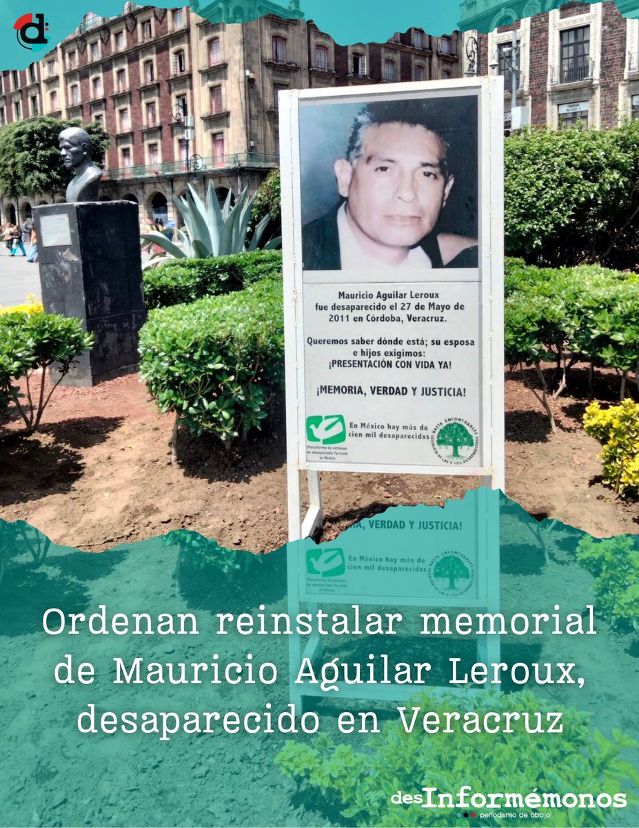 #CDMX ✊| "No les reconocemos el gesto de reinstalarlo, ni les damos las gracias porque simplemente nunca debieron de haberlo retirado", escribió el artista y activista Alfredo López Casanova tras la colocación del memorial del pasado 23 de julio. buff.ly/8DCAcAL