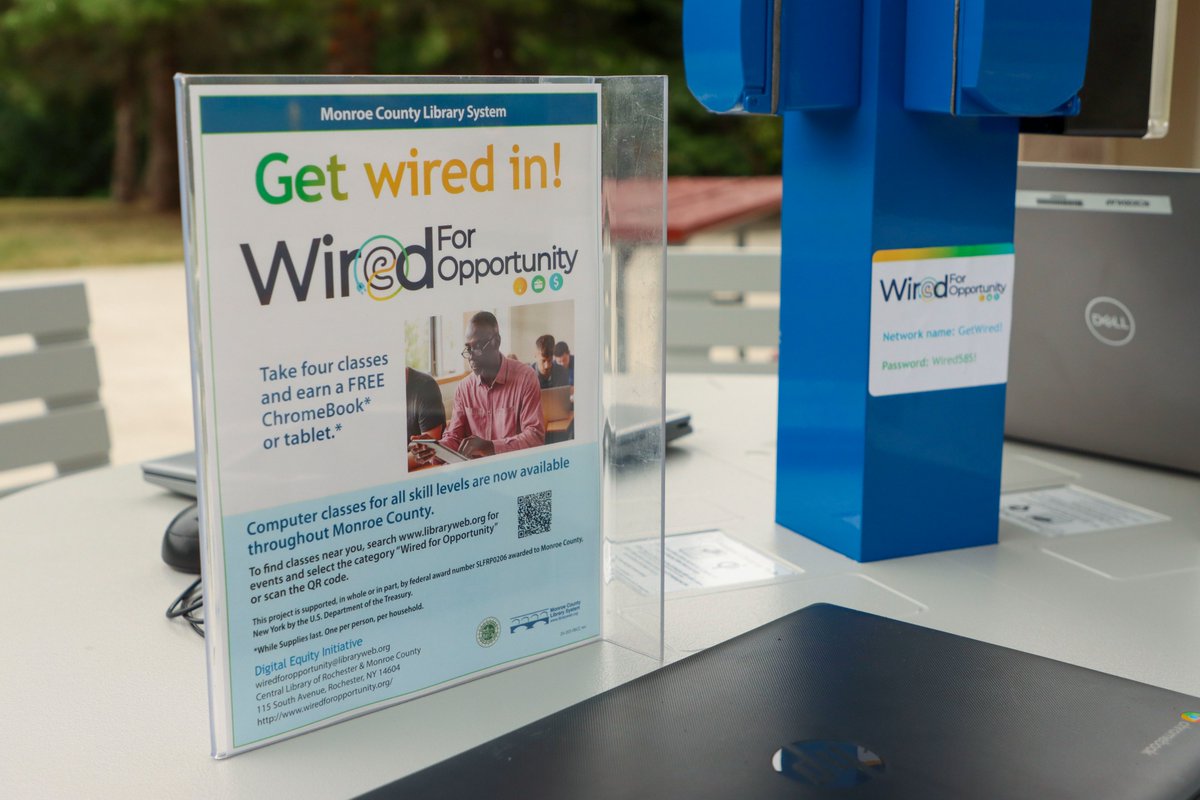 CountyExecBello's tweet image. Internet access isn’t a luxury — it’s a necessity!
Today we launched Wired for Opportunity to expand free Wi-Fi, MiFi devices, tech training, and new solar-powered Wi-Fi and charging stations in public spaces across Monroe County.
monroecounty.gov/news-2025-07-2…