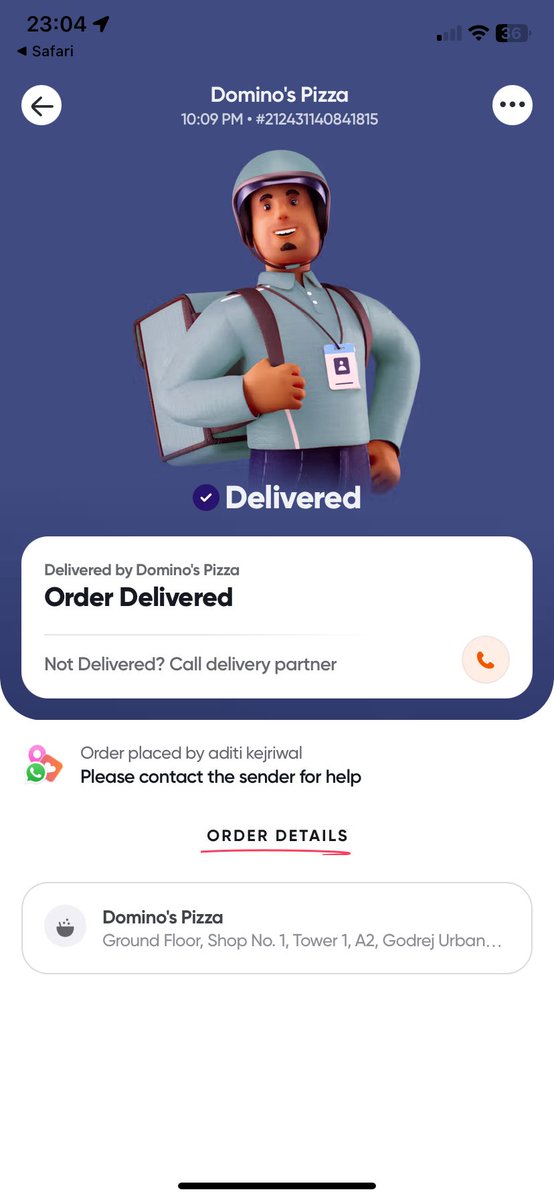 sand22a's tweet photo. @dominos_india @dominos order places at 10.06pm delivered at 11pm all cold. Had to throw it. 30 min hot guaranteed down the drain. Tried reaching outlet no answers . order number order (ID: 212431140841815) for you on Swiggy.who is responsible. https://t.co/qmWDmNbU9c