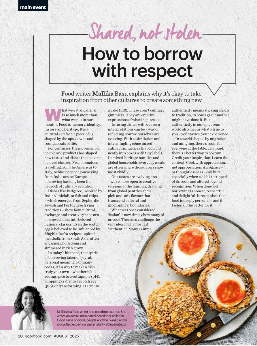 Faiziya's tweet photo. Loved this piece in ⁦@bbcgoodfood⁩ #culturalheritage #traditionalcooking #fusioncooking https://t.co/Enwg6t27kL