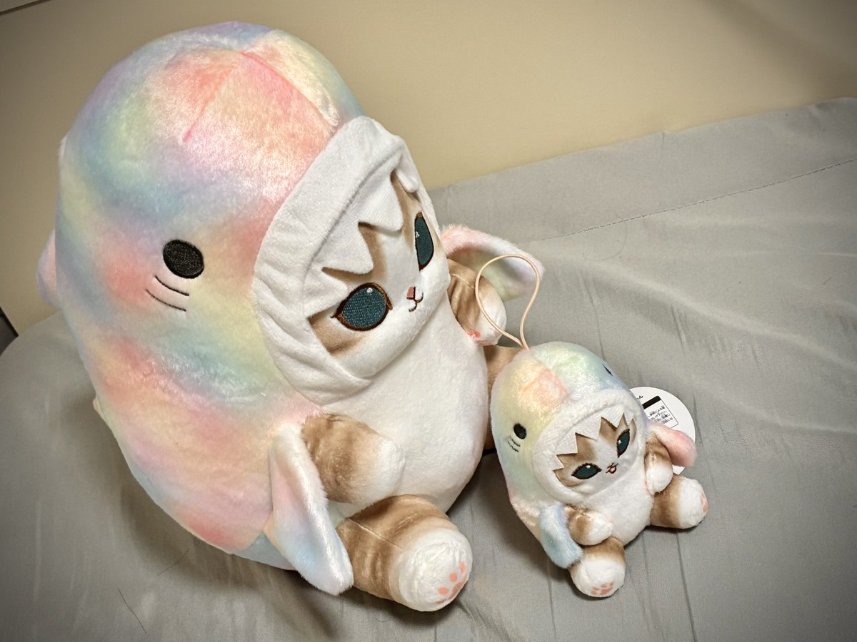 これは虹色のサメを欲しがっていたために入手したサメにゃん 初