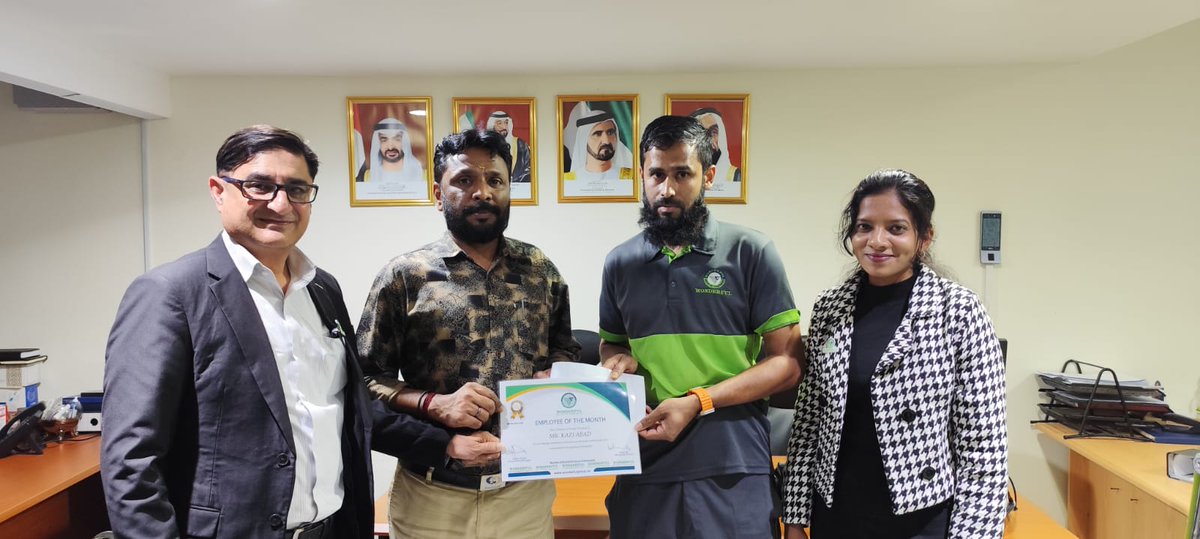 wonderfulgroup1's tweet image. We are proud to announce that Mr. Mohit Nanda &amp;amp; Mr. Kazi Abad are the Best Employee of the Month at Wonderful Group of Companies!

Congratulations once again you truly deserve it! 

#EmployeeOfTheMonth #WonderfulGroup #RecognitionAndReward #TeamWonderful #CertificateOfExcellence