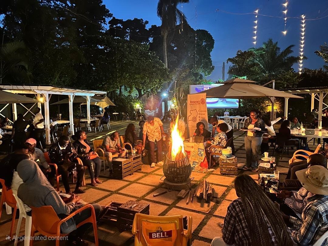 RotaryKiwatule's tweet image. This evening, Rotarians from the Rotary Club of Kiwatule joined our baby club, the Rotaract club of Kampala the Core, for a vibrant fellowship at Tales Lounge.
The evening featured an engaging group discussion on gender perceptions in maternal and child health.