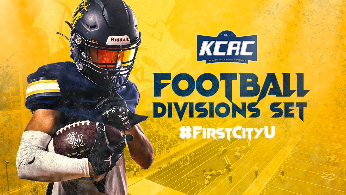 USM Athletics (@usm_athletics) on Twitter photo The KCAC has announced that the Dr. Ted Kessinger and Franklin "Gene" Bissell Divisions have been set for the upcoming 2025 football season. The divisional makeup is scheduled to be reset every two years. 
#RollSpires | #FirstCityU The KCAC has announced that the Dr. Ted Kessinger and Franklin "Gene" Bissell Divisions have been set for the upcoming 2025 football season. The divisional makeup is scheduled to be reset every two years. 
#RollSpires | #FirstCityU