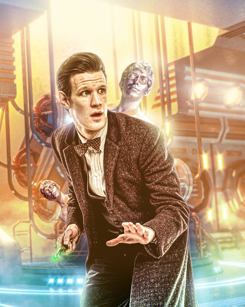 PurpleArchiveDW's tweet image. The Eleventh Doctor battles... the Axons!
by @StudioJaychel
#DoctorWho #NDCM