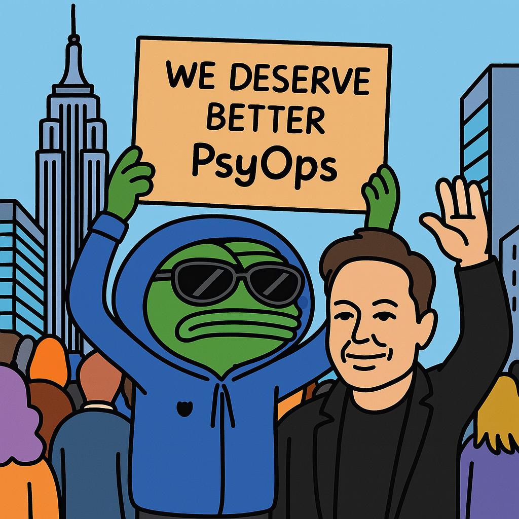 Psyopserc20's tweet photo. We deserve better psyops!

#PSYOPS #ETH #ELON https://t.co/AJacExj1AK