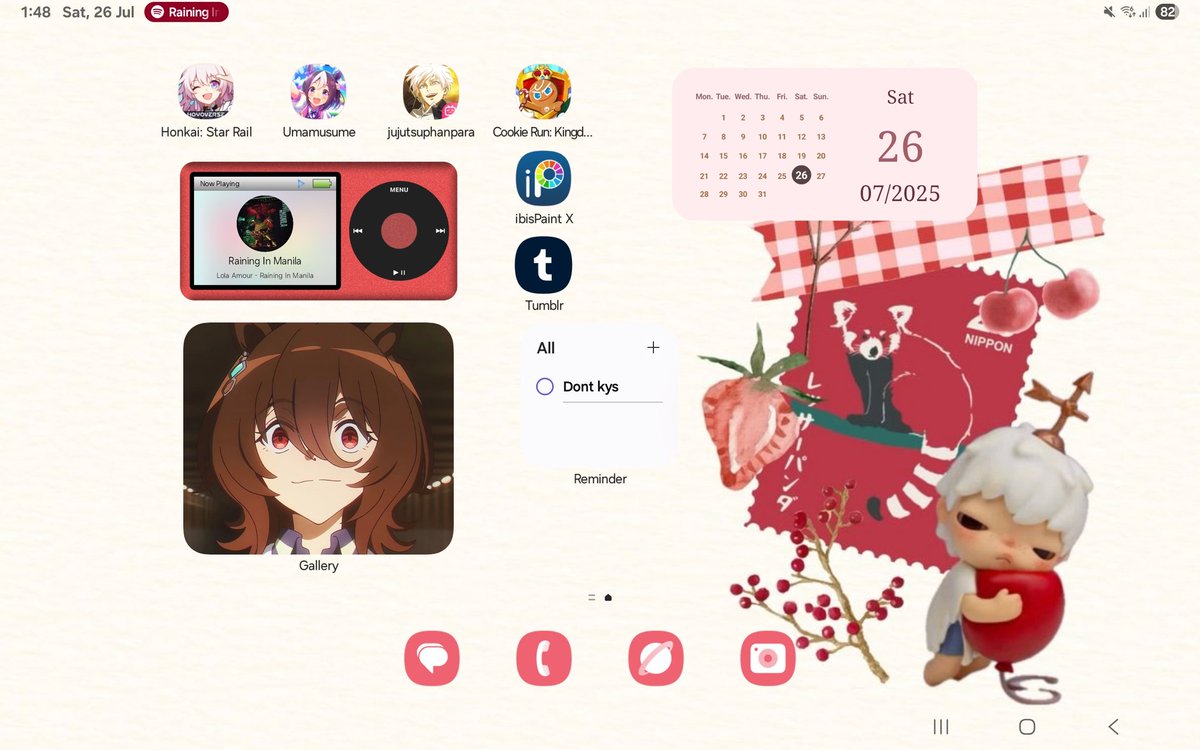14_jamjam_'s tweet image. Finally changed my tablet layout last time it was my queen aglaea 😚😚😚