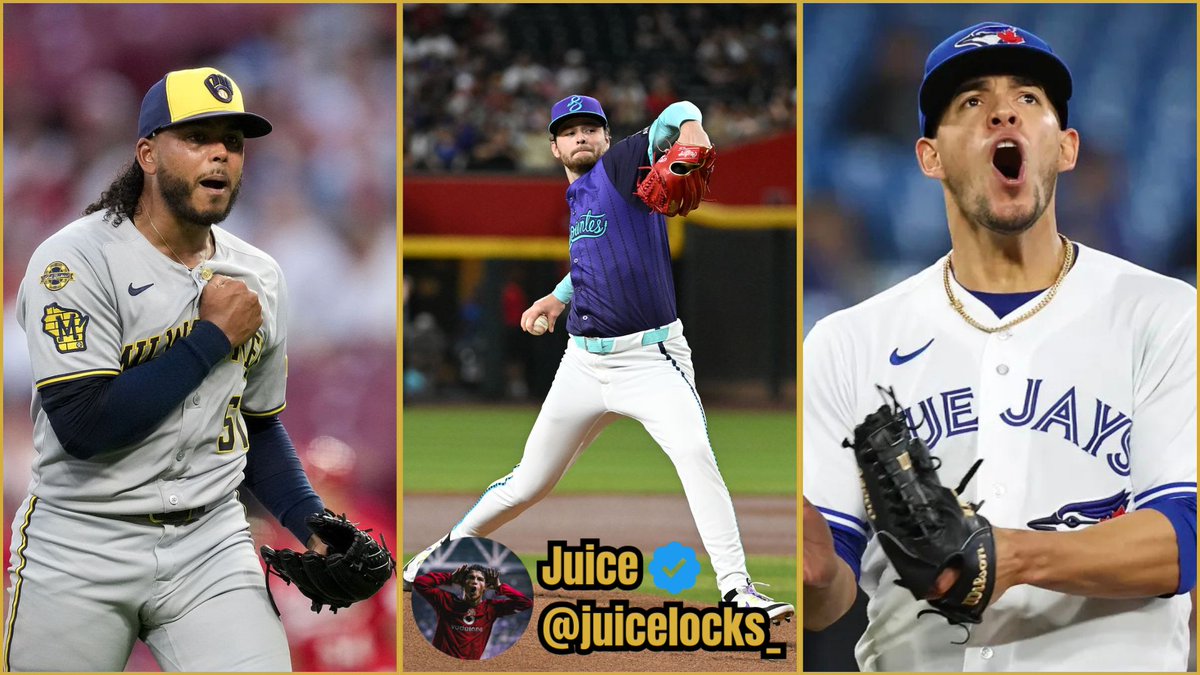 JuiceLocks_'s tweet photo. #MLB⚾️ July 25th Locks🔒

👤Freddy Peralta O 1.5 ER
{#Brewers}{-125}
👤Ryne Nelson U 5.5 HA
{#Diamonbacks}{-140}
👤Jose Berrios O 4.5 Ks
{#BlueJays}{-110}

❤️+♻️= tailing @propsdotcash 

Locks posted here👇{1 DAY FREE TRIAL} 
https://t.co/8vB3KiPSut

FOLLOW FOR LOCKS!🤟@juicelocks_
https://t.co/B5zoiSPUcB

#GamblingX #MLBProps #sportsbettingx #PrizePicks #PlayerProps #NBAX #GamblingTwitter #fanduel #DraftKings #BetMGM #GamblingTwitter