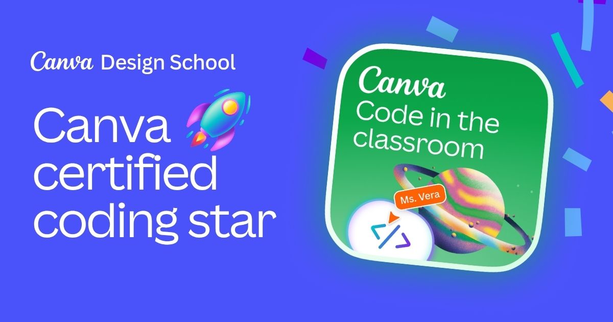 CanvaEdu's tweet image. 🥁 Our latest Mini-course is here: Transform Your Classroom with Canva Code!
Learn how to build flashcards, timers, games, and more—all powered by prompts, no coding needed.
Earn your badge + certificate 🏅 Start now 👉 bit.ly/4nZJSh9
#CanvaCode