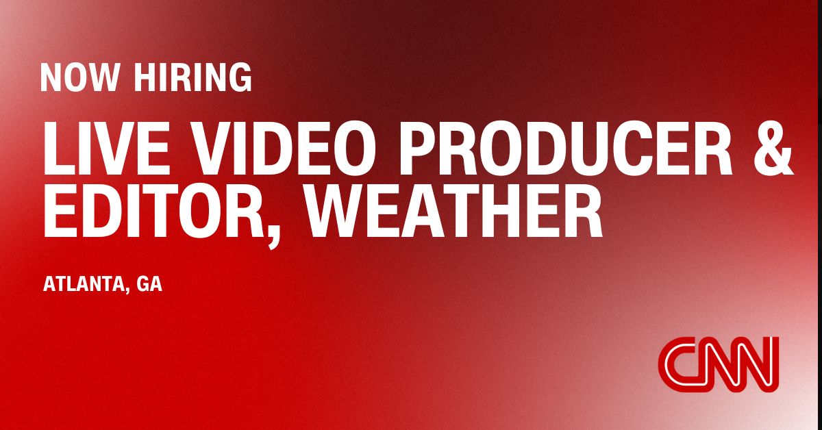 New opportunity in #Atlanta for CNN #Digital supporting our #Weather team! Must be experienced covering weather events live for mobile platforms. Ideal candidate has been shooting and editing digital-first, vertical video for at least 4 years.  Apply-->
careers.wbd.com/global/en/job/…