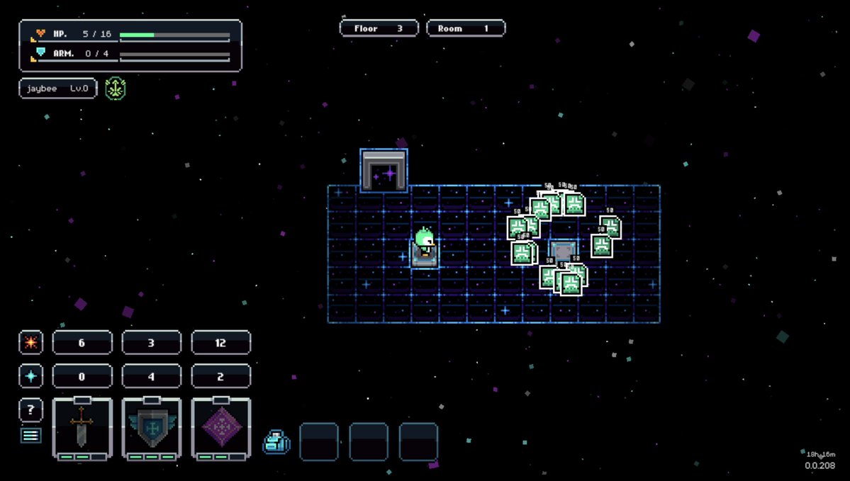 0x_jaybee's tweet image. First try and first dungeon cleared in the new @playgigaverse game mode.
A new way to earn stubs, in addition to the merchant.