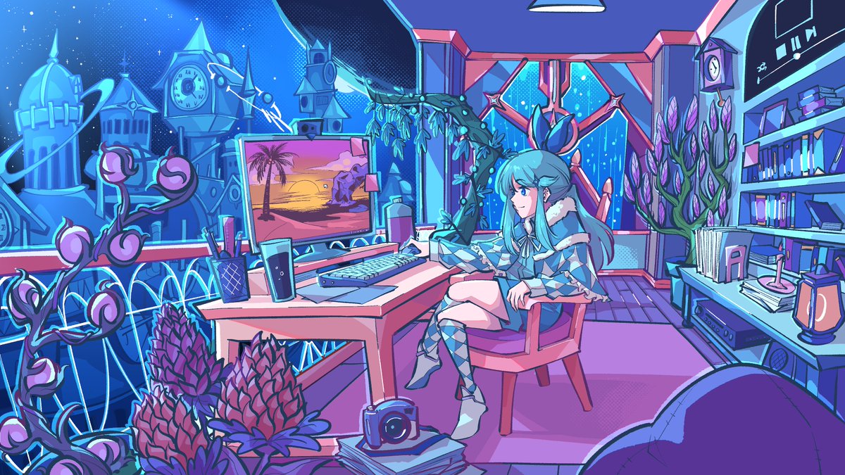 Starting and Ending overlay for the cutie <a href="/LunelOnTheMoon/">Lunel</a> <33

#artmoots #VGenComm #artcommissions