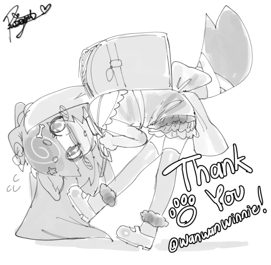 pissgata's tweet image. Thank you for your support!🫶🫶 (super cute!! :3)