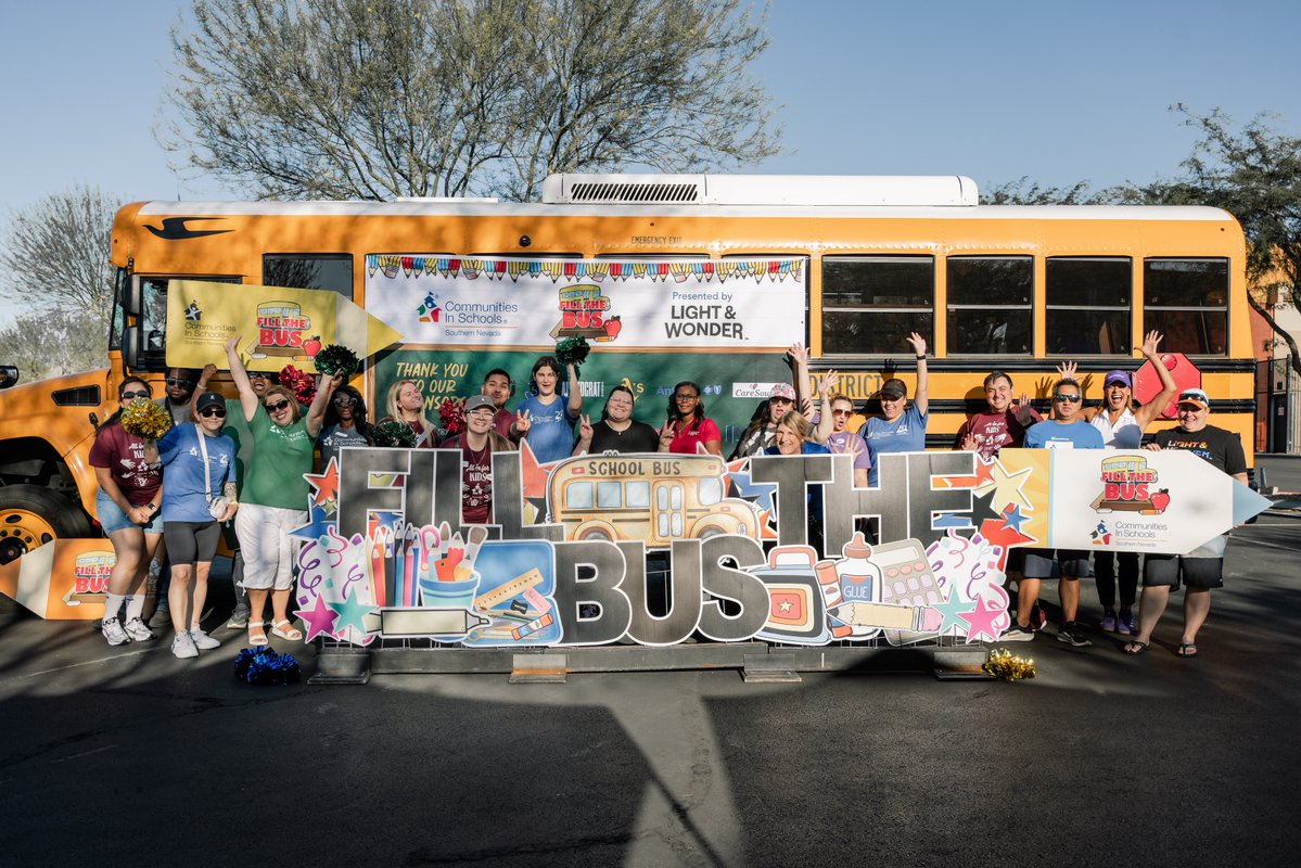 CIS_Nevada's tweet image. Our 13th annual Fill the Bus school supply drive was a success!🙌 We were once again blown away by the generosity of the SNV community. Our efforts will ensure that students we support have much-needed school supplies. You can still donate at bit.ly/FTBSNV25.💻