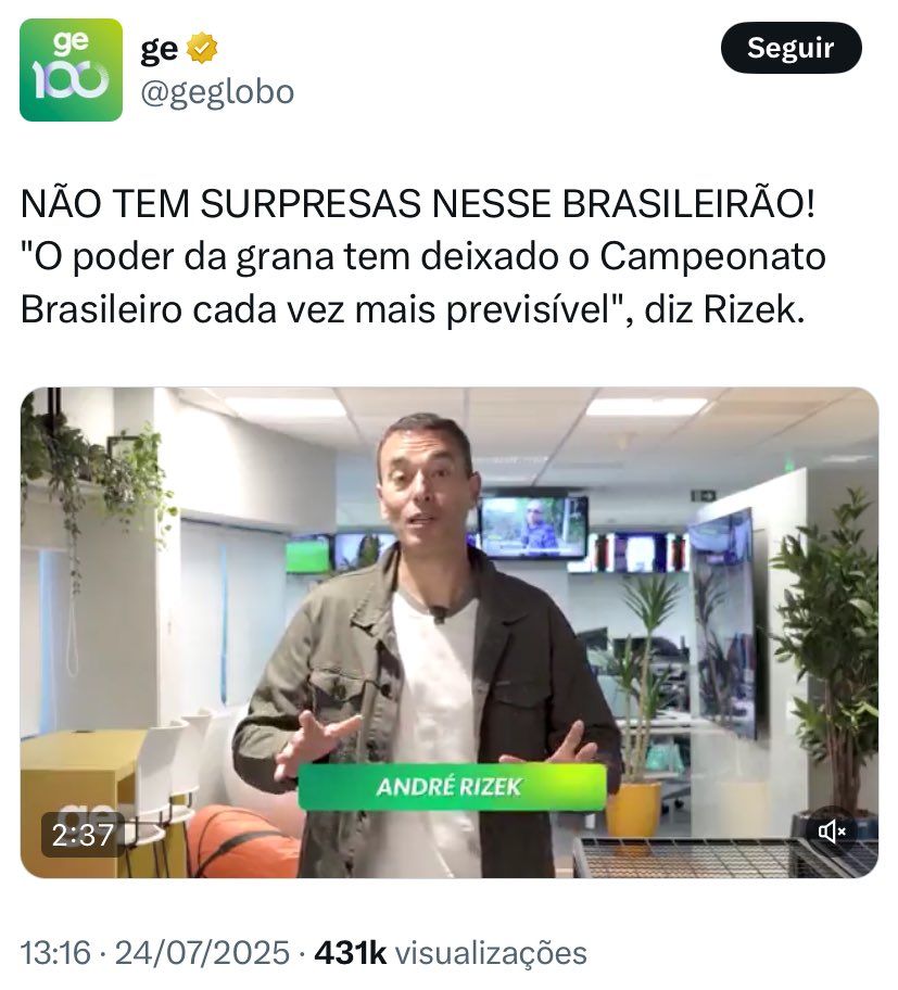 FioCRF's tweet image. se liga na sequência
1° print: palmeiras lider
2° print: um dia após o flamengo virar lider
3° print: flamengo diminui a vantagem de 1 ponto para o lider com um jogo a menos
kkkkkkkkkkkkkk esse rizek nao tem nem vergonha