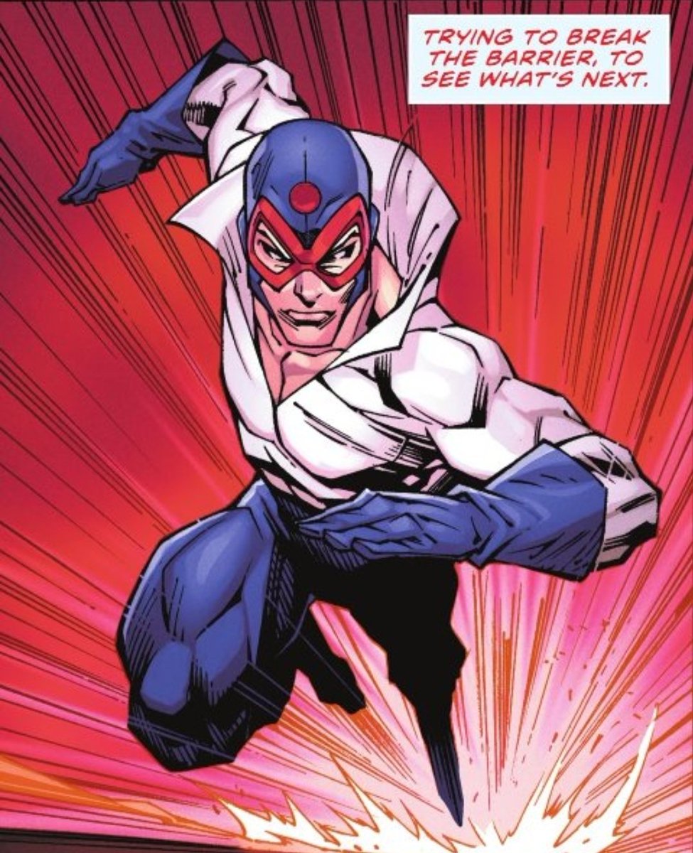 FlashLegacyBR's tweet image. Pra quem não é muito familiarizado com o Max Mercury, ele já teve inúmeros alter-egos durante sua carreira:
- Windrunner;
- Lightning;
- Blue Streak;
- Whip Whirlwind;
- Thunderpace;
- Quicksilver.