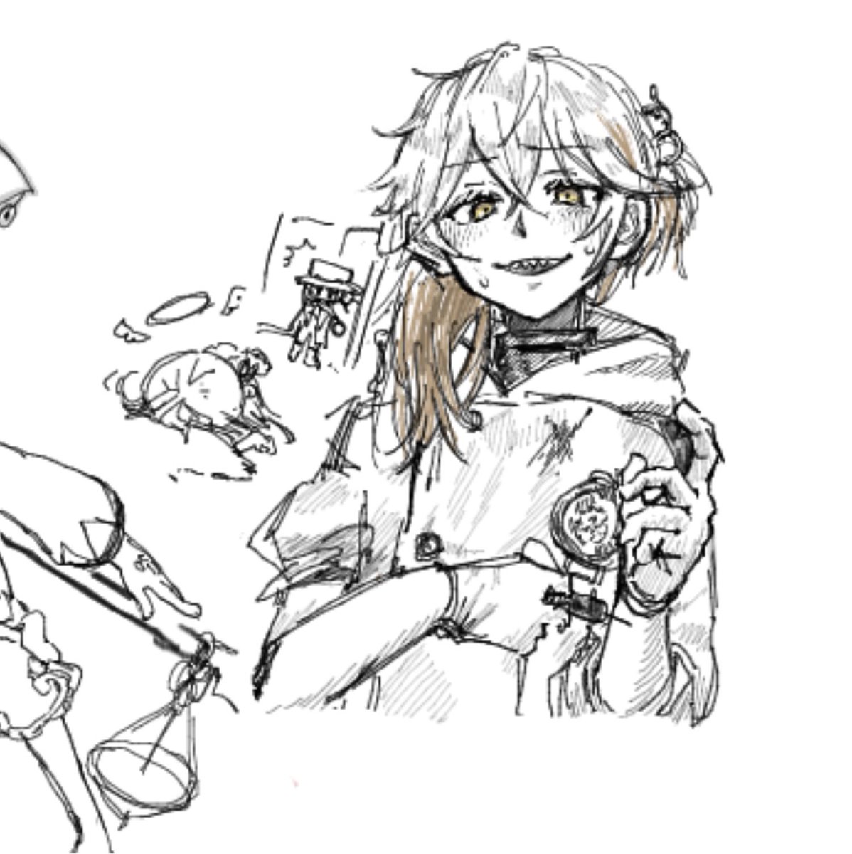 qwq_kbtofu's tweet image. あとちょっと前に描いたメ！💊
訪問ボイスかわいいね