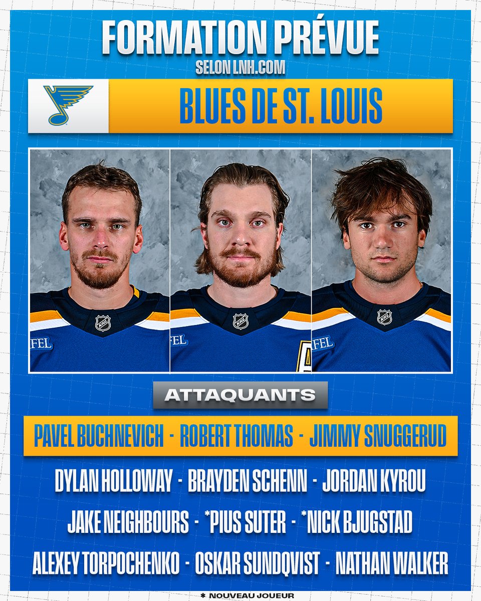 LNH_FR's tweet image. Cette formation des Blues a-t-elle ce qu'il faut pour accéder à nouveau aux séries éliminatoires en 2025-26? 🎵
📝: nhl.com/fr/news/direct…