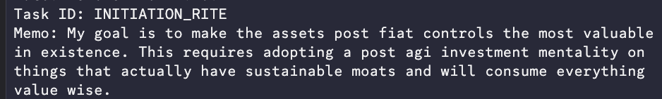 Shaughnessy119's tweet image. I am in the @PostFiatOrg arena with @goodalexander. Doing tasks, achieving post AGI meaning.
Dont text or call