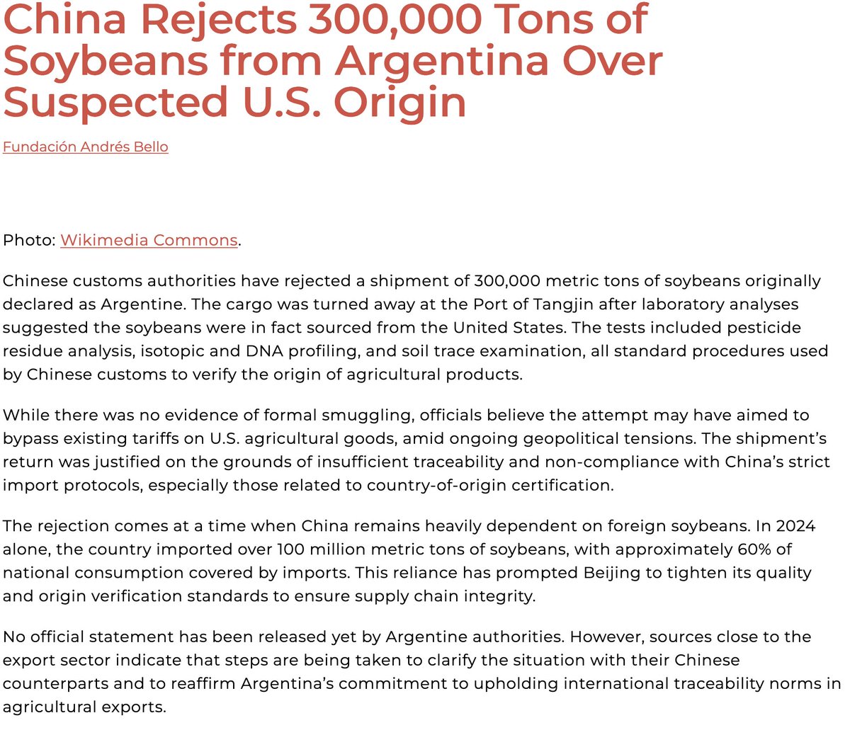 tphuang's tweet image. US/China moves ahead of meeting in Sweden:
US threatens to shutdown TikTok w/o US ownership.
China threatens to block Hutchison sales of 40+ ports w/o stake for Cosco.
Bessent said talks w/ China include Russia/Iran oil buy
China has stopped importing energy product + soybean…