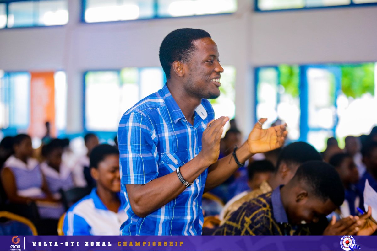 NSMQGhana's tweet image. VOLTA-OTI ZONAL CHAMPIONSHIP:
End of Round 2
Anlo SHS: 27pts
Wovenu SHTS: 22pts
Kadjebi-Asato SHS: 17pts
OLA SHS, Ho: 11pts
@Goil_Official
#NSMQ2025 #Primetime