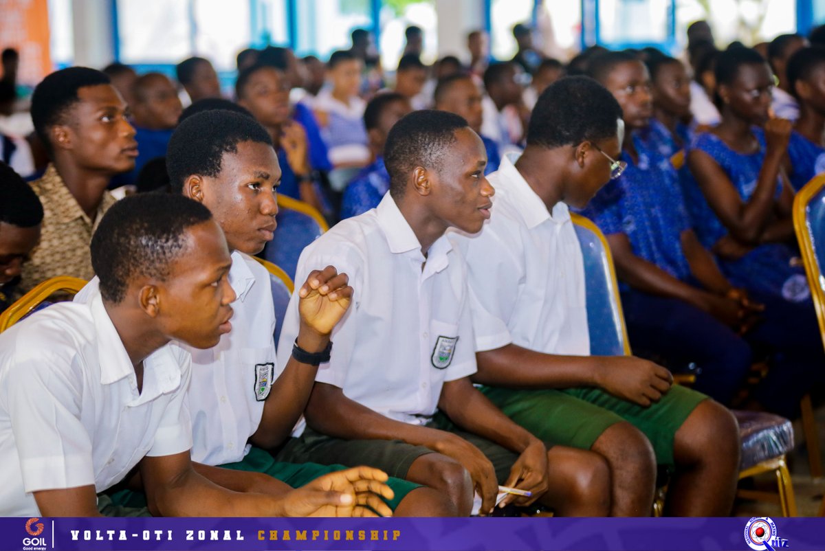 NSMQGhana's tweet image. VOLTA-OTI ZONAL CHAMPIONSHIP:
End of Round 2
Anlo SHS: 27pts
Wovenu SHTS: 22pts
Kadjebi-Asato SHS: 17pts
OLA SHS, Ho: 11pts
@Goil_Official
#NSMQ2025 #Primetime