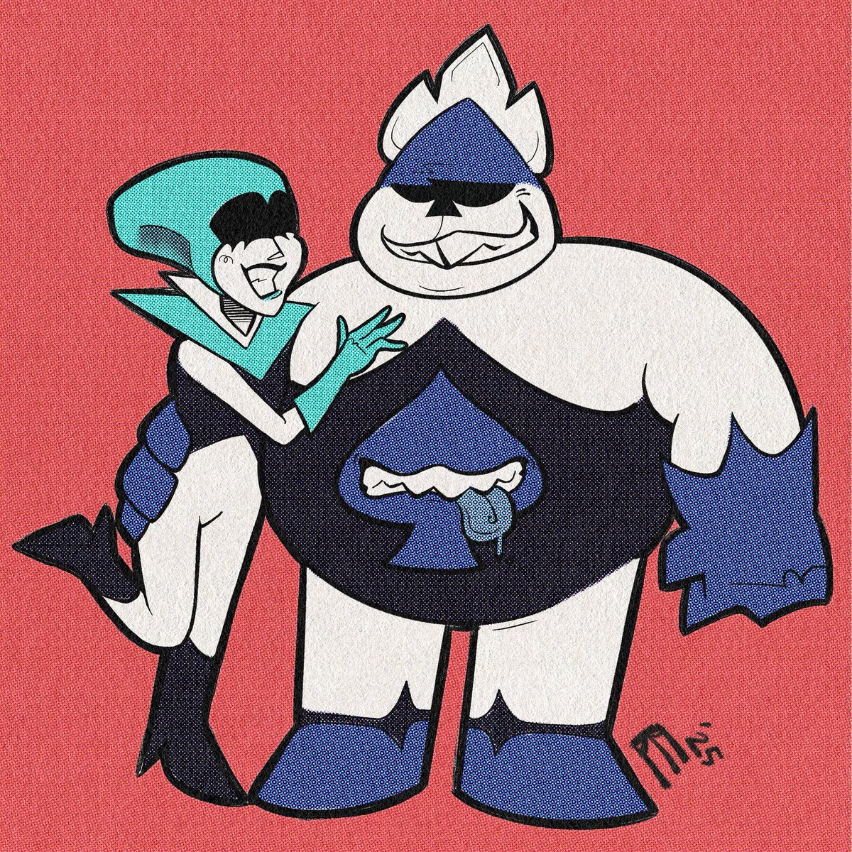 roboticfennec's tweet image. Some cyberspade for my pal @_Sockopunch_ #DELTARUNE