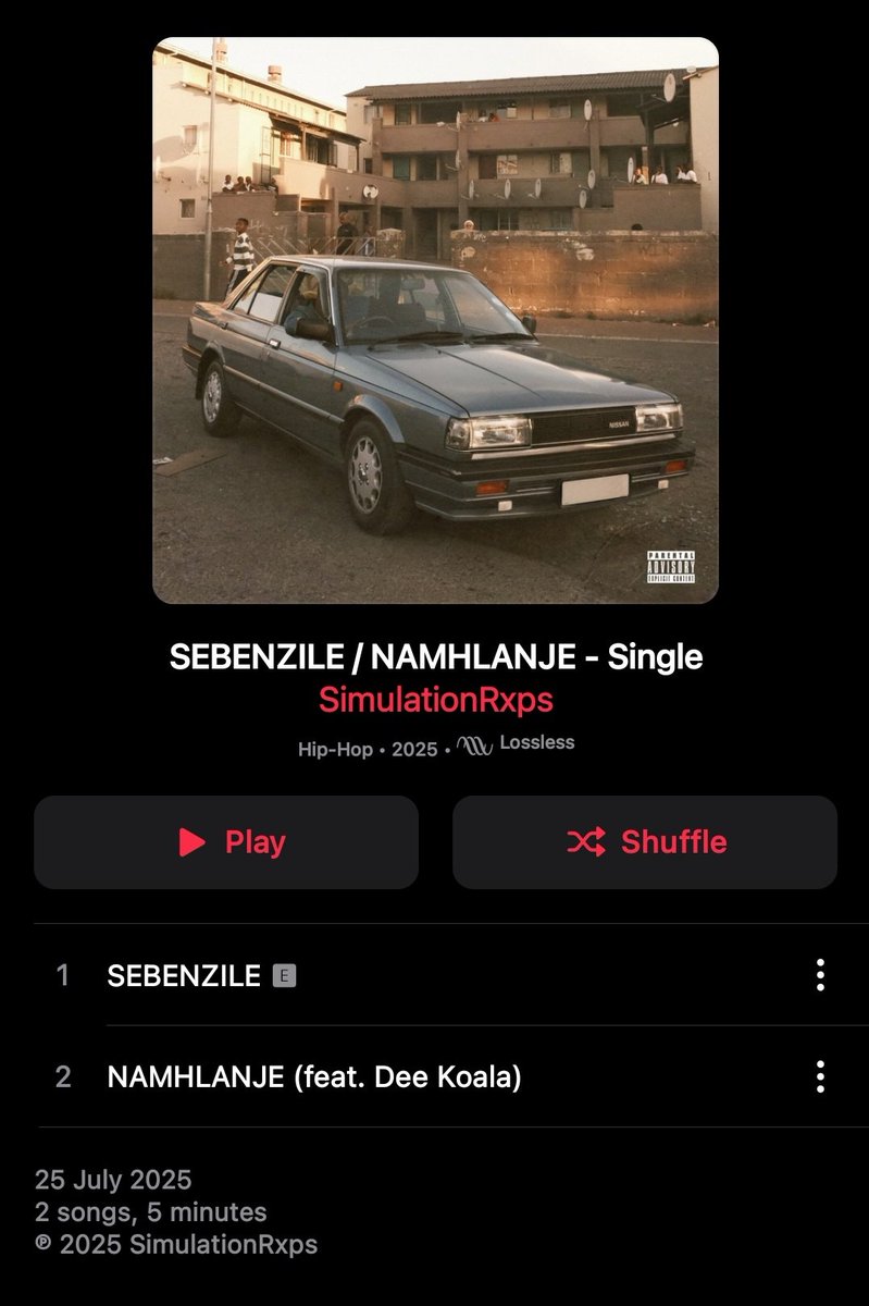 GroovyMalone's tweet image. S/o my dawg @SimulationRxps 💯🙏🏽
Glad to be apart of this project.
#SEBENZILE