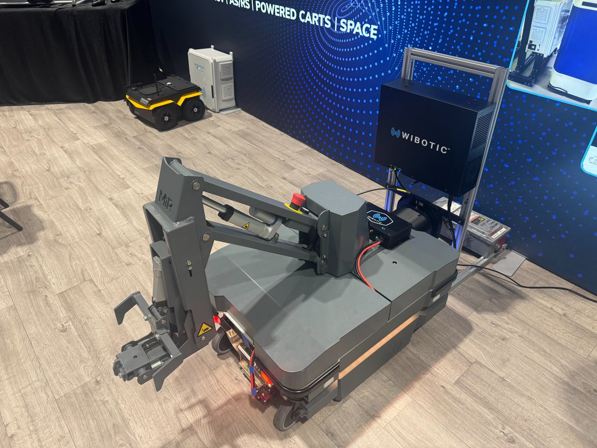 WiBotic (@wibotic) on Twitter photo The hardest part of new tech? Integration 😅
WiBotic works WITH your existing infrastructure. Take <a href="/MobileIndRobots/">Mobile Industrial Robots</a> as an example. Systems can be placed along routes to enable seamless charging.
Autonomy doesn’t have to mean upheaval.
#Automation #Robotics #Infrastructure The hardest part of new tech? Integration 😅
WiBotic works WITH your existing infrastructure. Take <a href="/MobileIndRobots/">Mobile Industrial Robots</a> as an example. Systems can be placed along routes to enable seamless charging.
Autonomy doesn’t have to mean upheaval.
#Automation #Robotics #Infrastructure