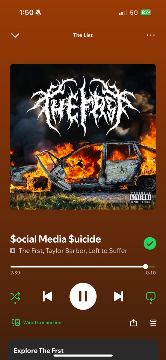 twelveyearsband's tweet photo. #NowPlaying on #TheList
$ocial Media $uicide by @thefrstofficial ft. @taylorsuffers of @LefttoSufferUS
#TheFrst
#TaylorBarber
#LefttoSuffer
https://t.co/UodvpfiX3L https://t.co/yitBpemBXd