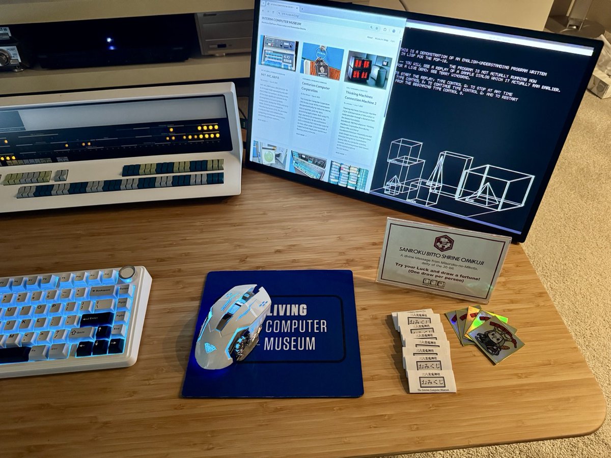 sdf_pubnix's tweet image. Join us NEXT WEEK for VCF West at the Computer History Museum in Mountain View, CA!
We’re demoing ITS, Altair 8800 BASIC under PDP-10 simulation, the ICM restoration blog, and our 26 remotely accessible VINTAGE SYSTEMS
icm.museum
#vintagecomputing…