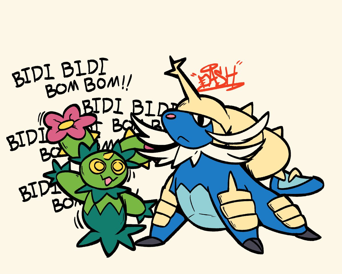 NotDashboard's tweet image. maractus and samurott cus theyre my favorites from gen 5