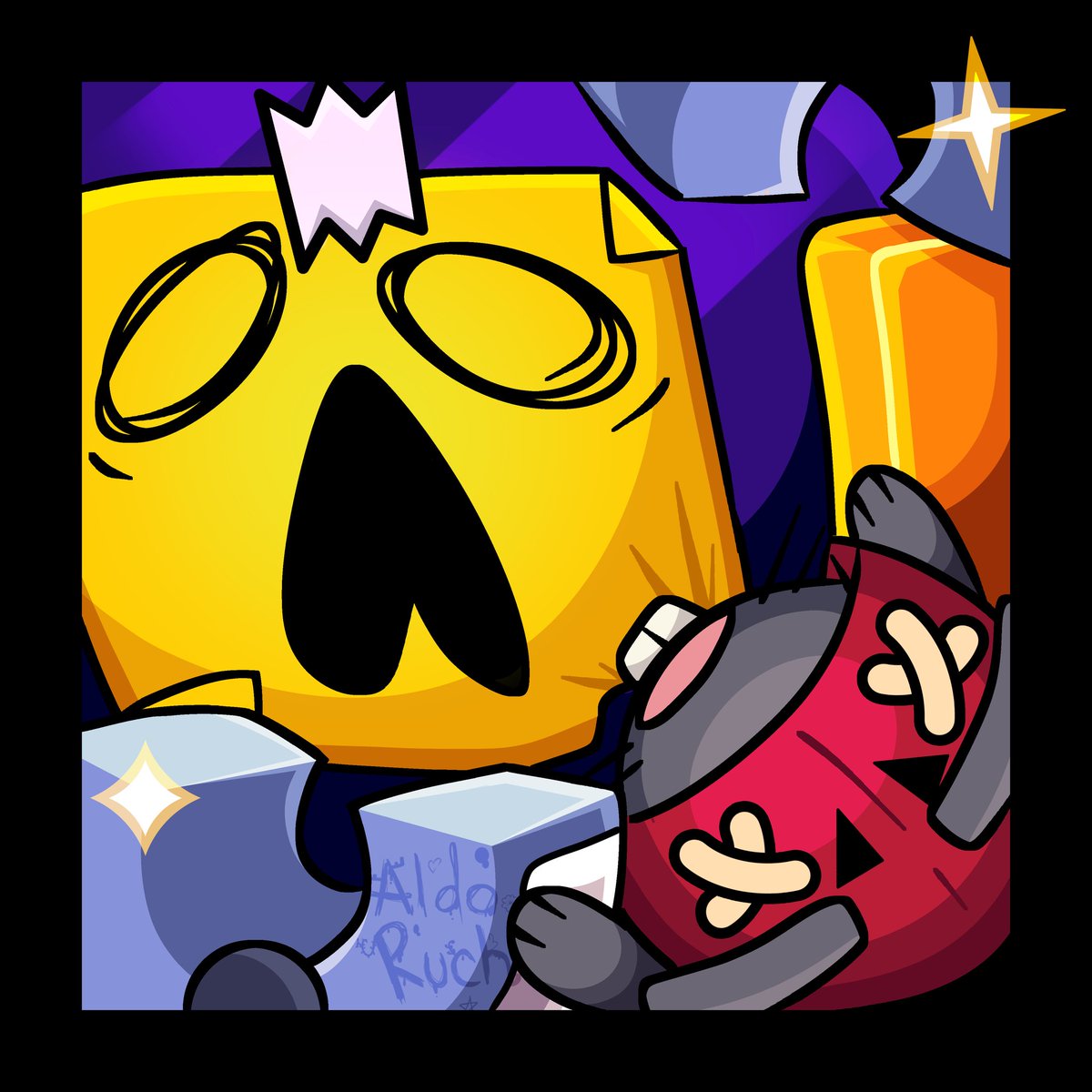 Aquí les dejo los cosméticos de la skin de sprout conejito🐀🐇

Espero les gusten y esperen mas contenido en todas mis redes sociales 🐾

#fanart #rat #year #brawl_stars #supercell