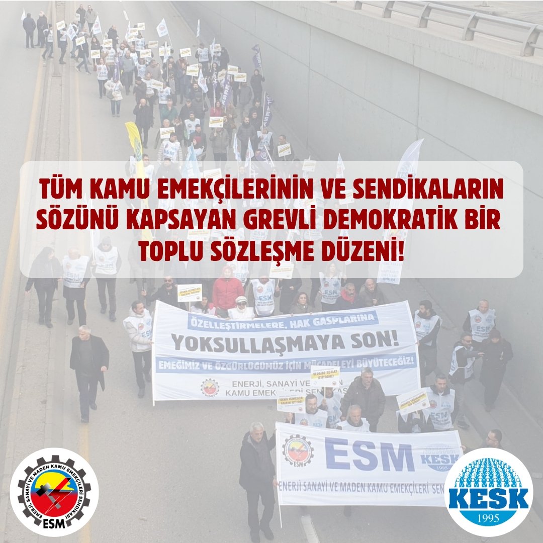 ESM_GM's tweet image. 7 Toplu Sözleşmede Sefalette Anlaştılar!
#ArtıkYeterGeçinemiyoruz!
Haklarımız, taleplerimiz ve geleceğimiz için satış sözleşmesi değil!
Grevli Toplu Sözleşme İSTİYORUZ!