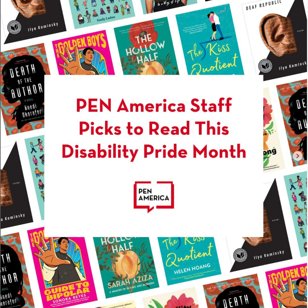 "According to PEN America's most recent report, 10% of books banned during the 2023-2024 academic year contain neurodivergent or disabled characters." In honor of Disability Pride Month, they have curated a reading list of some of these #bannedbooks: tinyurl.com/yc7uusbk