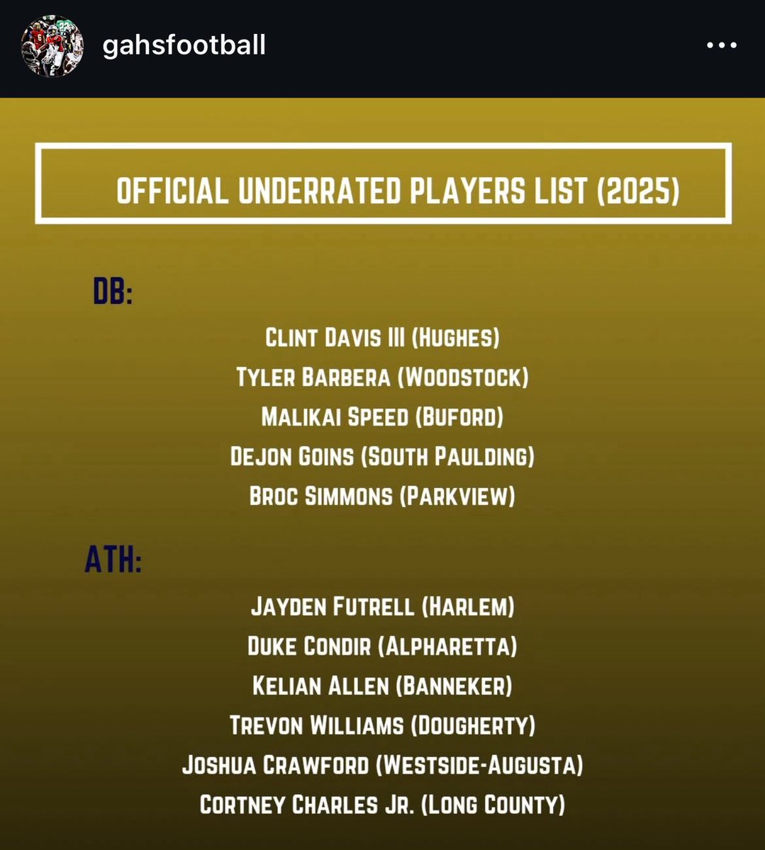 MalikaiSpeed's tweet image. Appreciate the love. More work to be done. 🙏🏾
@RecruitGeorgia @GAVarsityRivals @Rivals_HS @najehwilk @JulianColvard @MaxPreps @Rivals_HS @On3sports @JeremyO_Johnson @RivalsFriedman @5StarScouting @buford_football @CoachPears0n @Coach_Davis22
