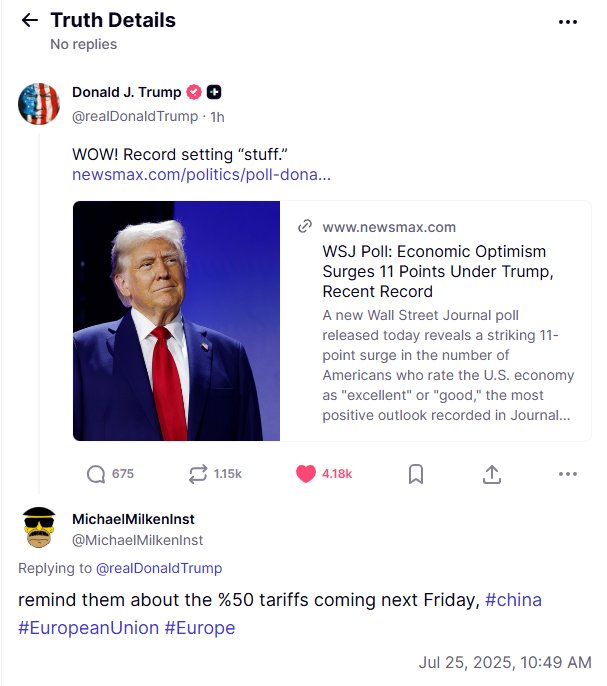 Heggy6GoingDrk's tweet photo. $vix #tariff #fiftypercent #NextFriday $spx $Trump https://t.co/8RX6u3d7RF